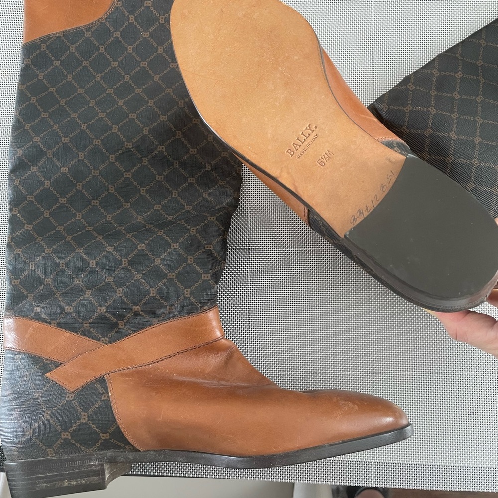 Bally Timeless Monogram Riding Boot - Picture 2 of 2